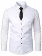 Stripped Elegance Men’s Suit Vest