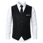 Stripped Elegance Men’s Suit Vest
