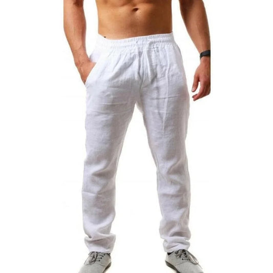 PureComfort™ Solid Linen Blend Pants