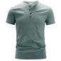 Men’s Dailywear Henry Collar T-shirt – Slim Fit Short Sleeve Top