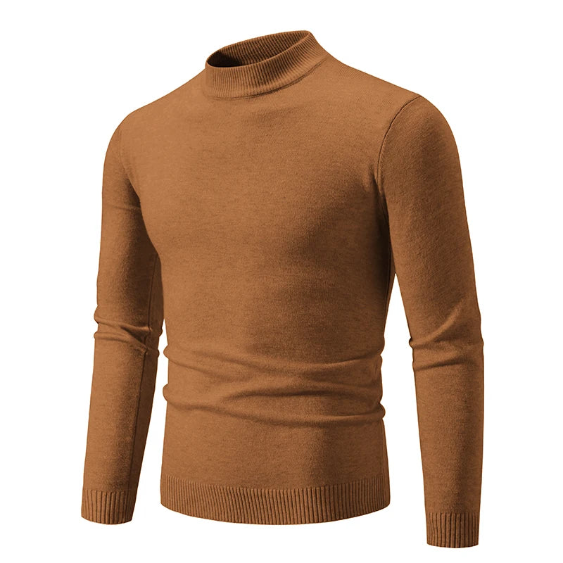 Men’s Luxe Half-Neck Knit Sweater