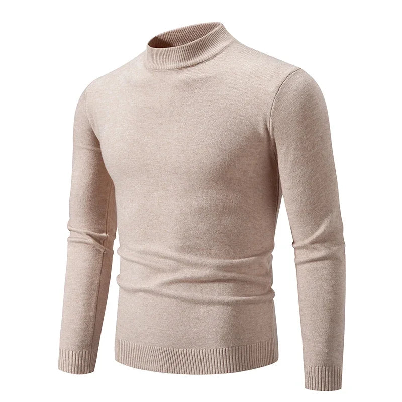 Men’s Luxe Half-Neck Knit Sweater