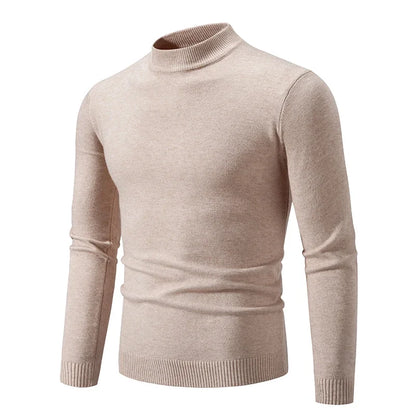 Men’s Luxe Half-Neck Knit Sweater