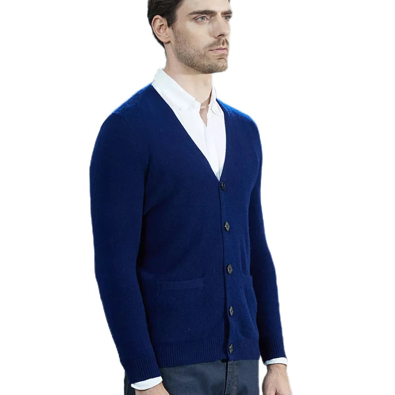 Men’s Merino Wool Knit Cardigan