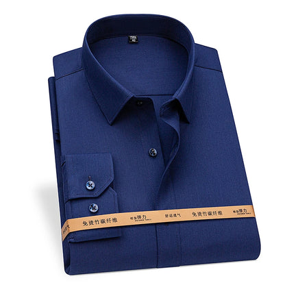 Premium Blend Men’s Long Sleeve Business Shirt