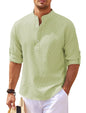 Seaside Classic Cotton Linen Shirt for Men