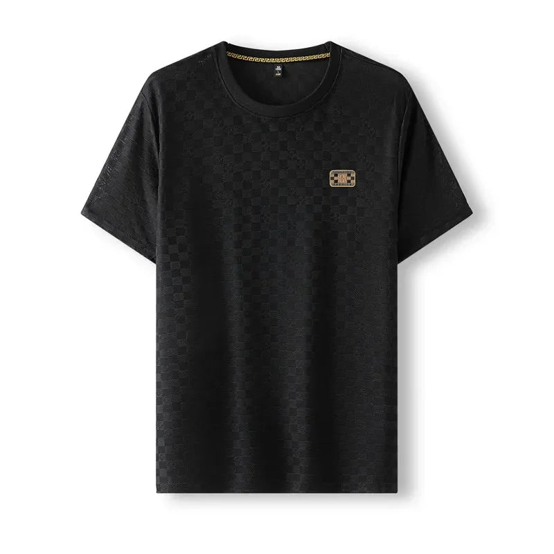 Men’s Classic Round Neck Badge T-Shirt