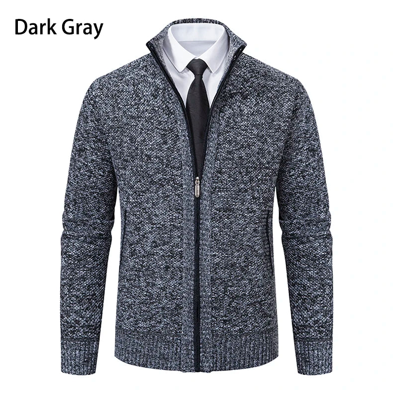 Men’s Knitted Sweater Cardigan – Warm & Comfort