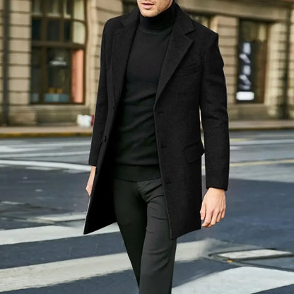 Gentleman’s British Wool Overcoat