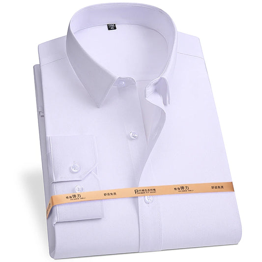 Premium Blend Men’s Long Sleeve Business Shirt