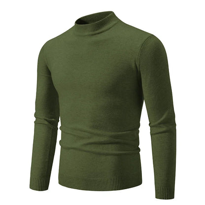 Men’s Luxe Half-Neck Knit Sweater