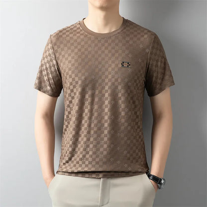 Men’s Classic Round Neck Badge T-Shirt
