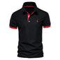Men’s Slim Polo Shirt – Breathable Embroidered Design