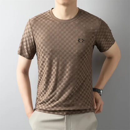 Men’s Classic Round Neck Badge T-Shirt