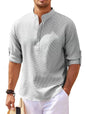 Seaside Classic Cotton Linen Shirt for Men