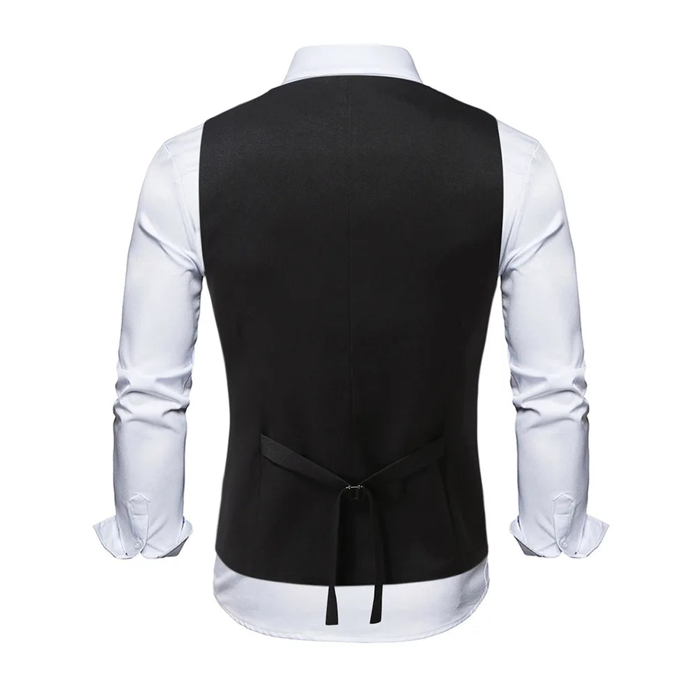 Gentleman’s Choice Black Suit Vest