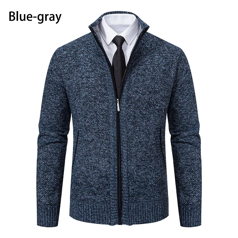 Men’s Knitted Sweater Cardigan – Warm & Comfort