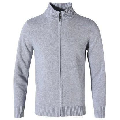 Premium Cotton Zipper Cardigan
