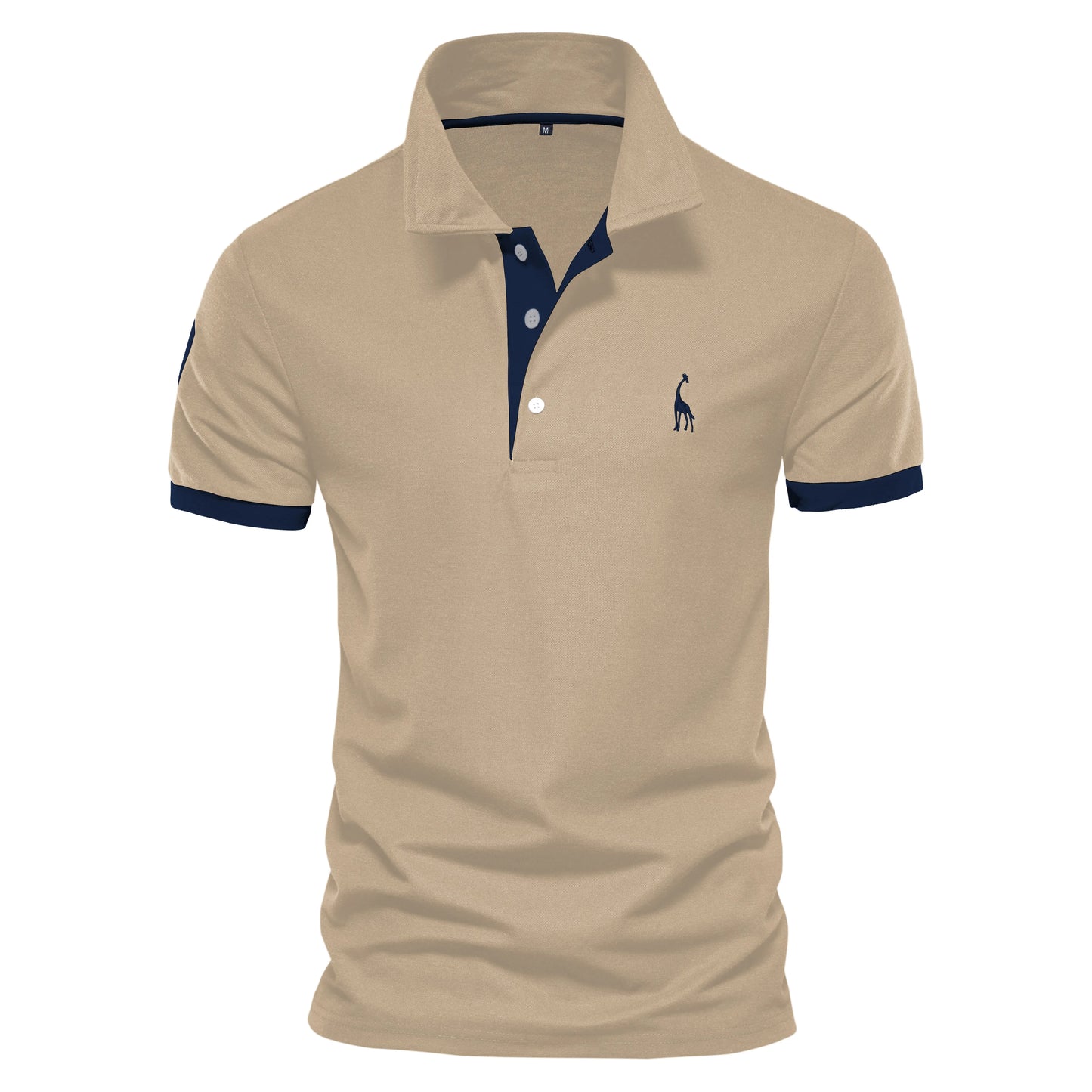 Men’s Slim Polo Shirt – Breathable Embroidered Design