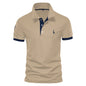 Men’s Slim Polo Shirt – Breathable Embroidered Design