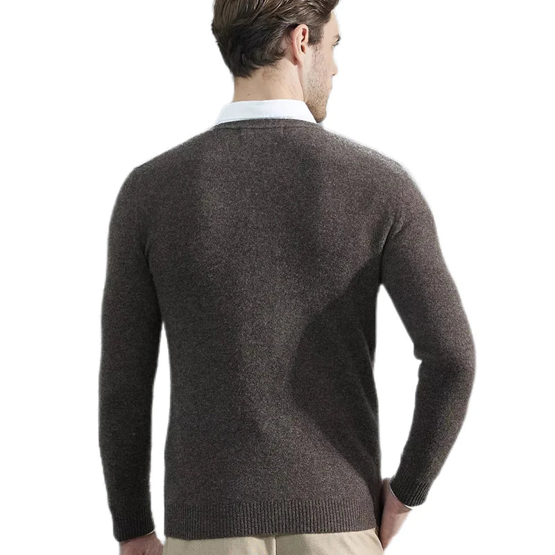 Men’s Merino Wool Knit Cardigan
