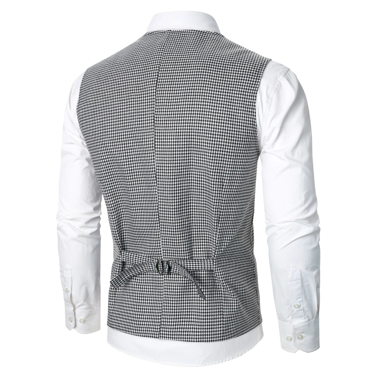 Stripped Elegance Men’s Suit Vest