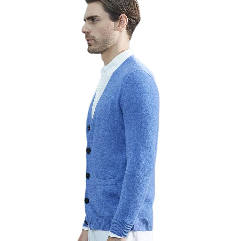 Men’s Merino Wool Knit Cardigan