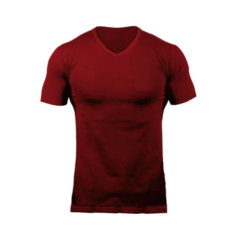 Men’s Summer V-Neck Training T-Shirt