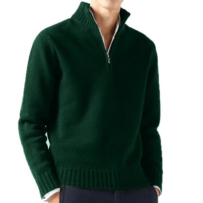 Warm Long-Sleeve Turtleneck Pullover