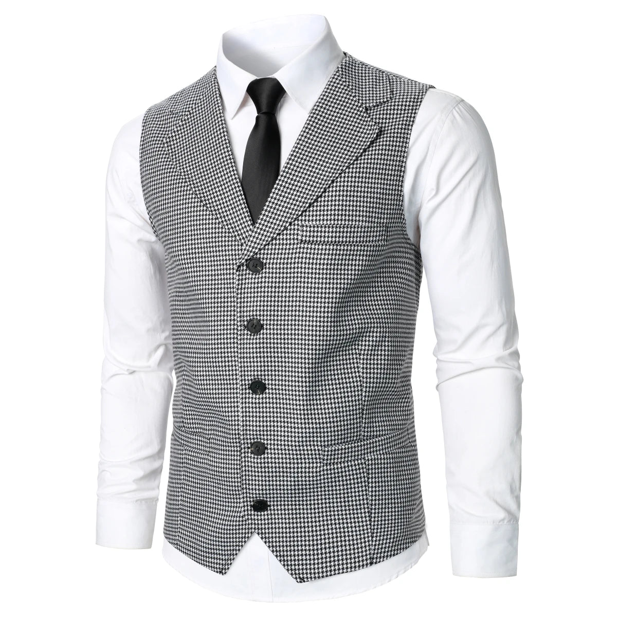 Stripped Elegance Men’s Suit Vest