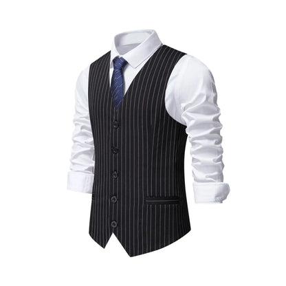 Elite Plaid Suit Vest for Men