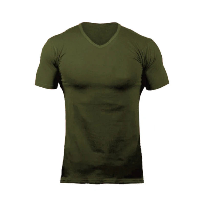 Men’s Summer V-Neck Training T-Shirt