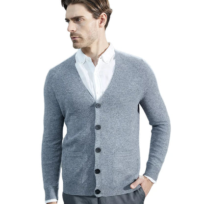 Men’s Merino Wool Knit Cardigan