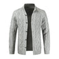 Men’s Luxe Single-Breasted Sweater Coat