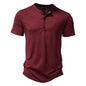 Men’s Dailywear Henry Collar T-shirt – Slim Fit Short Sleeve Top
