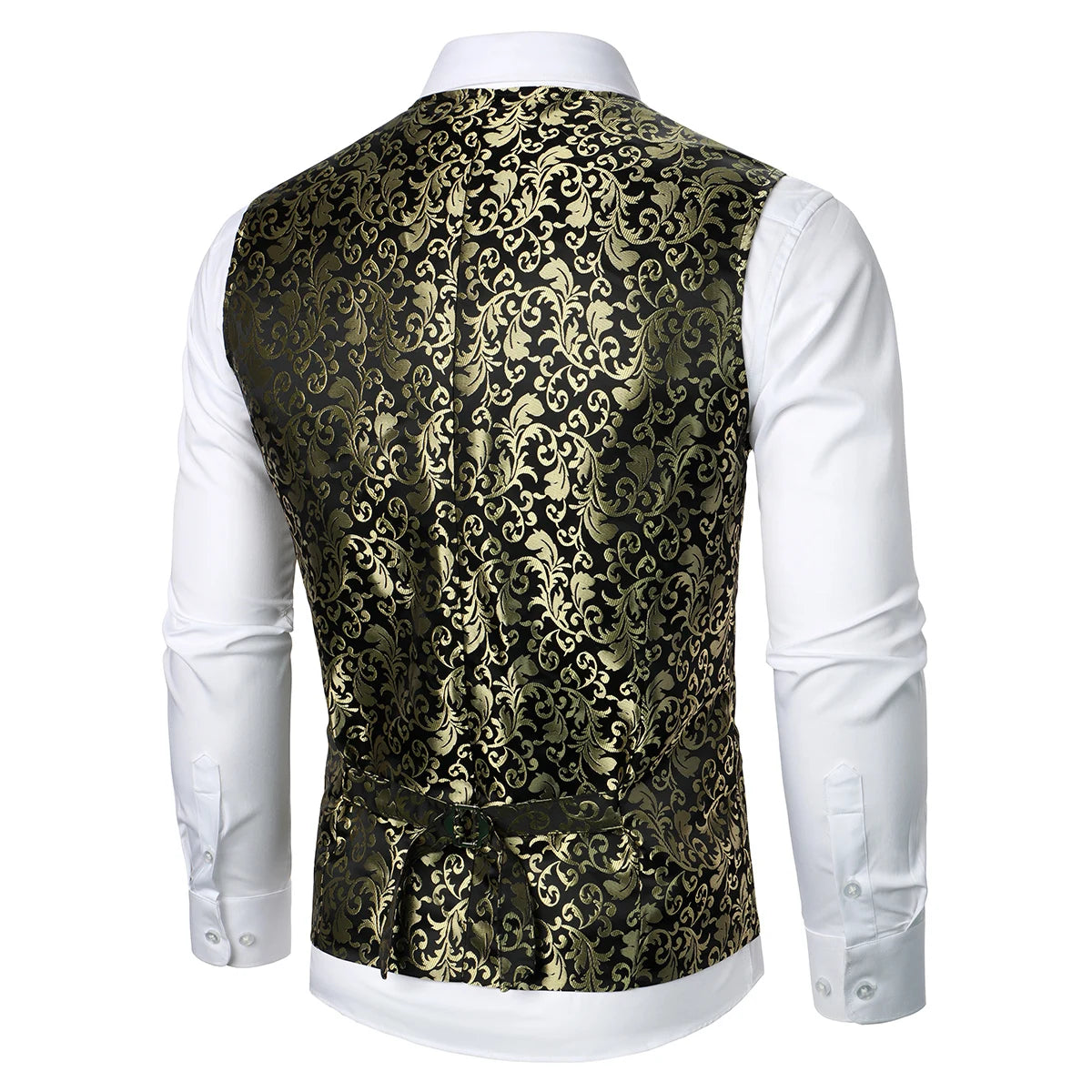 Stripped Elegance Men’s Suit Vest