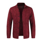 Men’s Luxe Single-Breasted Sweater Coat