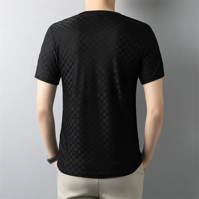 Men’s Classic Round Neck Badge T-Shirt