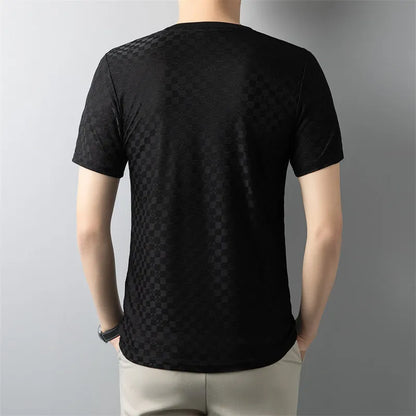 Men’s Classic Round Neck Badge T-Shirt