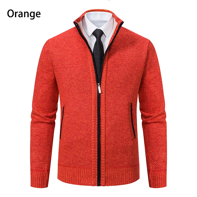 Men’s Knitted Sweater Cardigan – Warm & Comfort