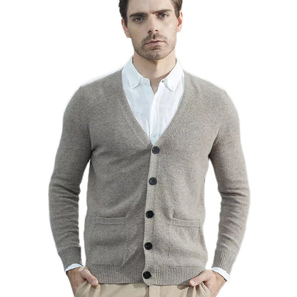 Men’s Merino Wool Knit Cardigan