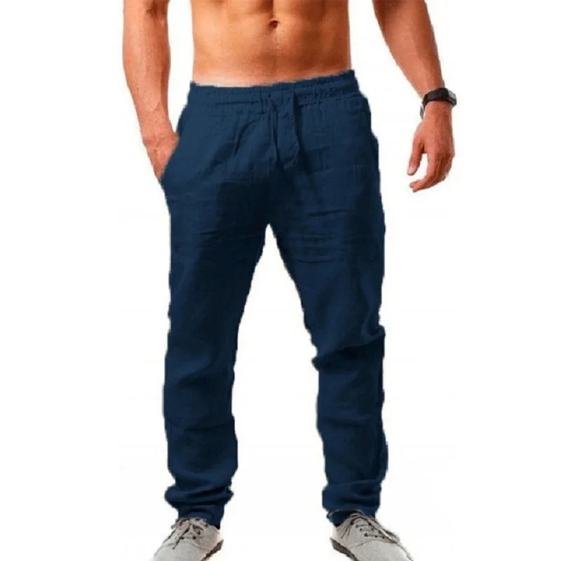 PureComfort™ Solid Linen Blend Pants