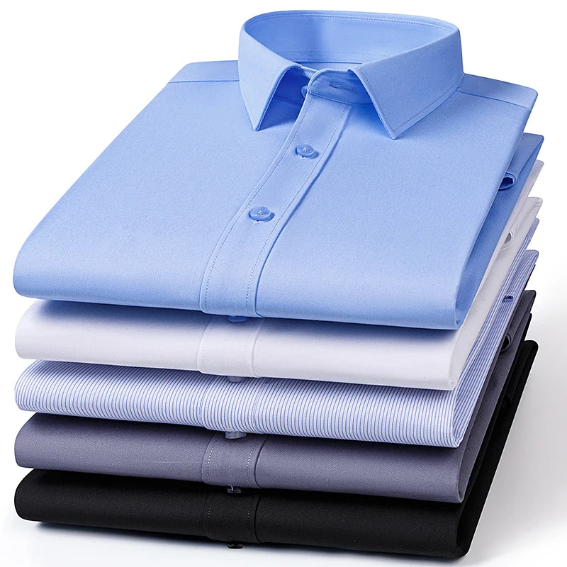Premium Blend Men’s Long Sleeve Business Shirt