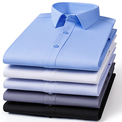 Premium Blend Men’s Long Sleeve Business Shirt