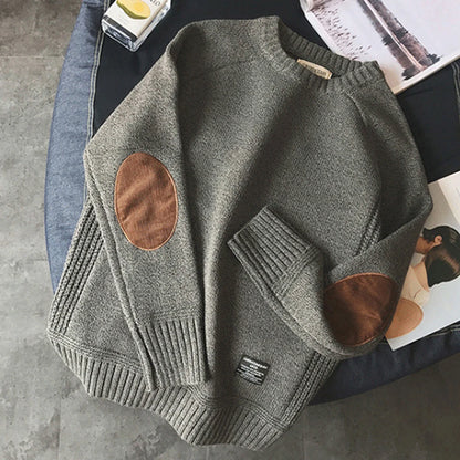 Men’s Luxe Patchwork Pullover
