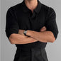 Men's Light Luxury Knitted Polo Shirt