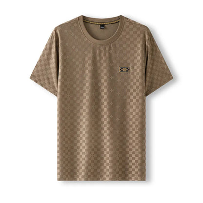 Men’s Classic Round Neck Badge T-Shirt