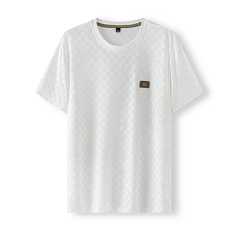 Men’s Classic Round Neck Badge T-Shirt