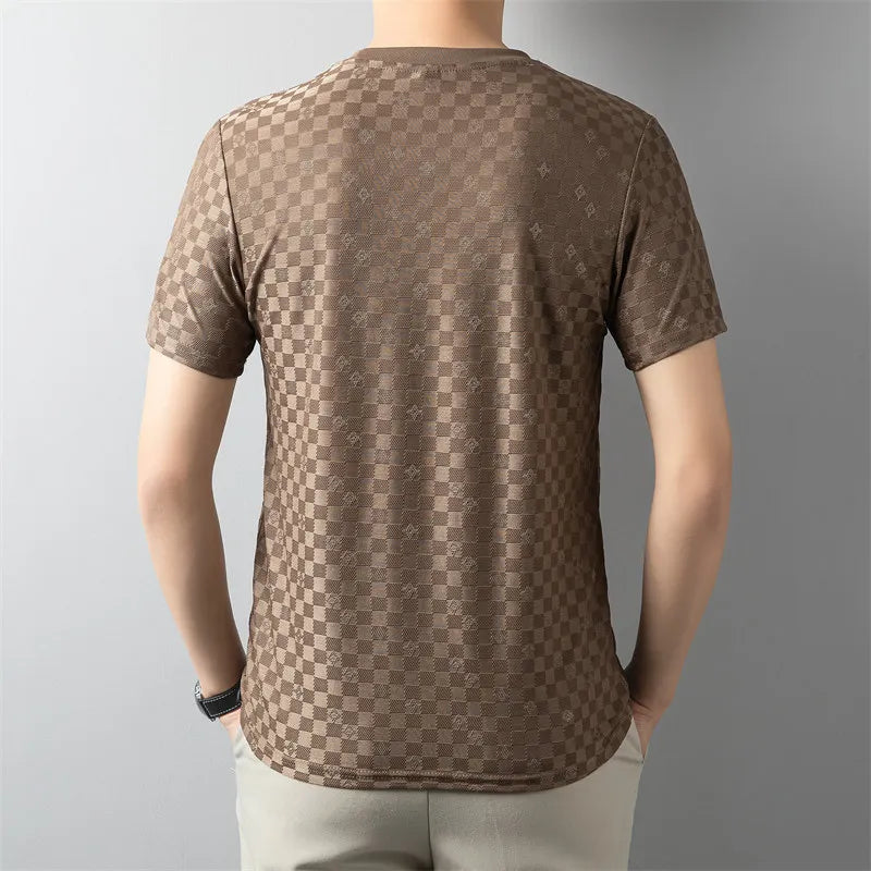 Men’s Classic Round Neck Badge T-Shirt