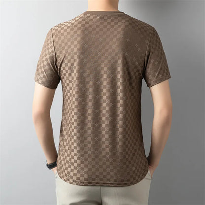 Men’s Classic Round Neck Badge T-Shirt